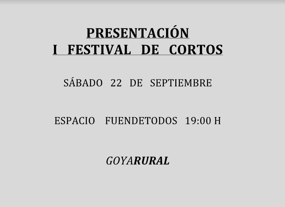1 festival de cortos